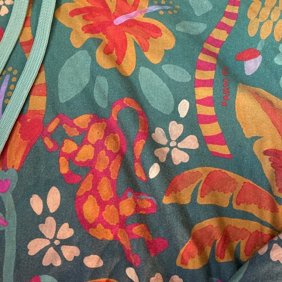 Anthropologie Farm Rio Magda Floral Hoodie Medium - Picture 4 of 9